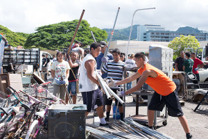 Going Green Recycling Day at McKinley High School