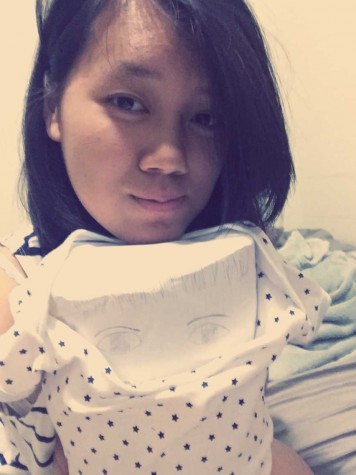 Health students carry flour babies