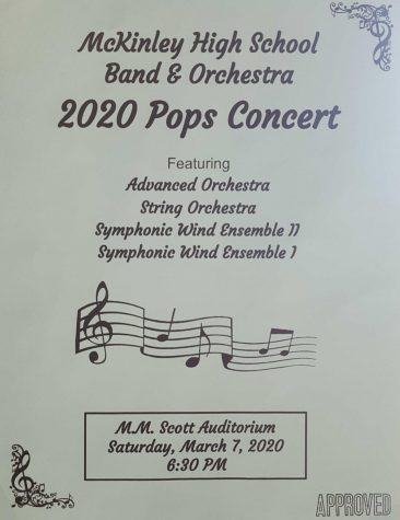 McKinley band and orchestra performs Pops Concert