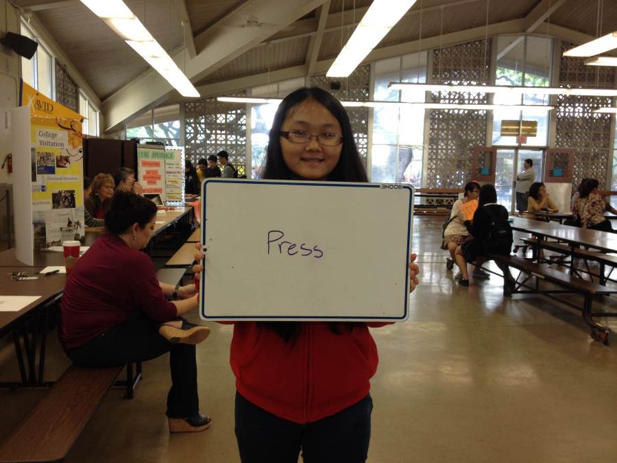 Jacky Hua-Vo (11) likes the freedom of the press the most.