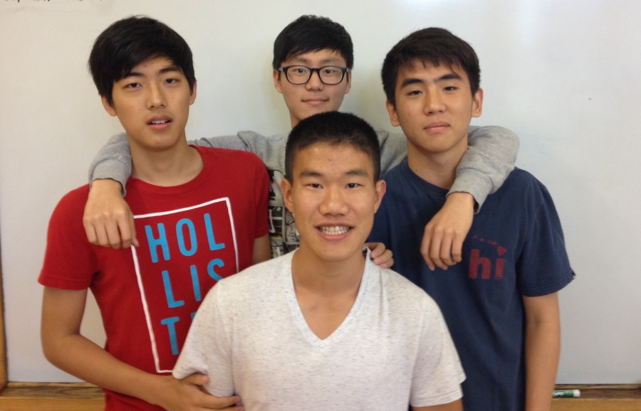 “Have good memories with friends,” seniors June Yi, Seunghun Joo, Sean Choi and Aron Yan said.