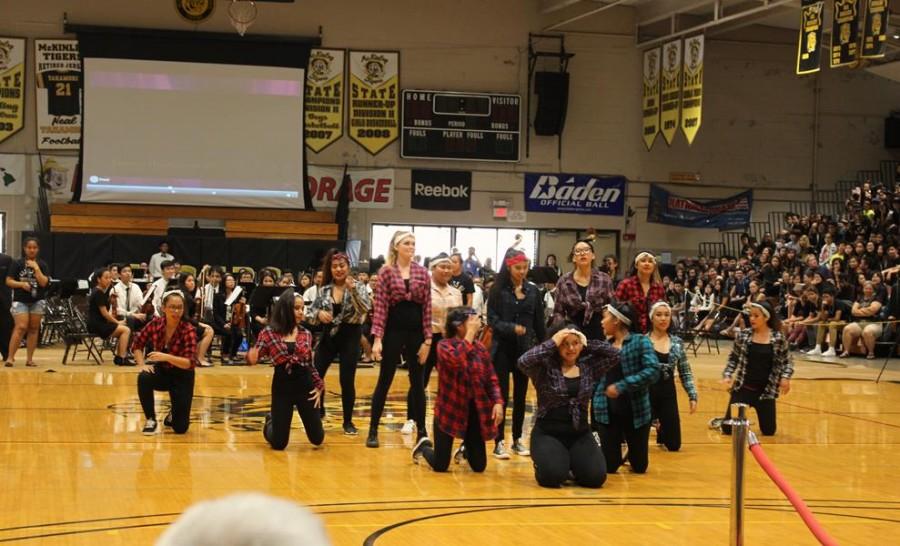 The dance club puts together an entertaining performance.