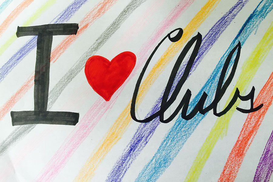Students choose the clubs that match their hobbies.