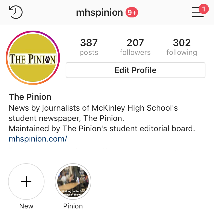 Instagram is one of the more popular social media platforms students use. 