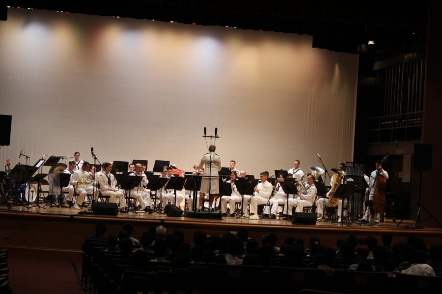 The U.S. Navy Band performed multiple concerts to celebrate Veterans Day.