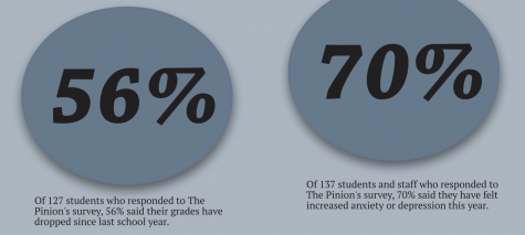 The Pinion surveyed students and staff in April  and here are the results.