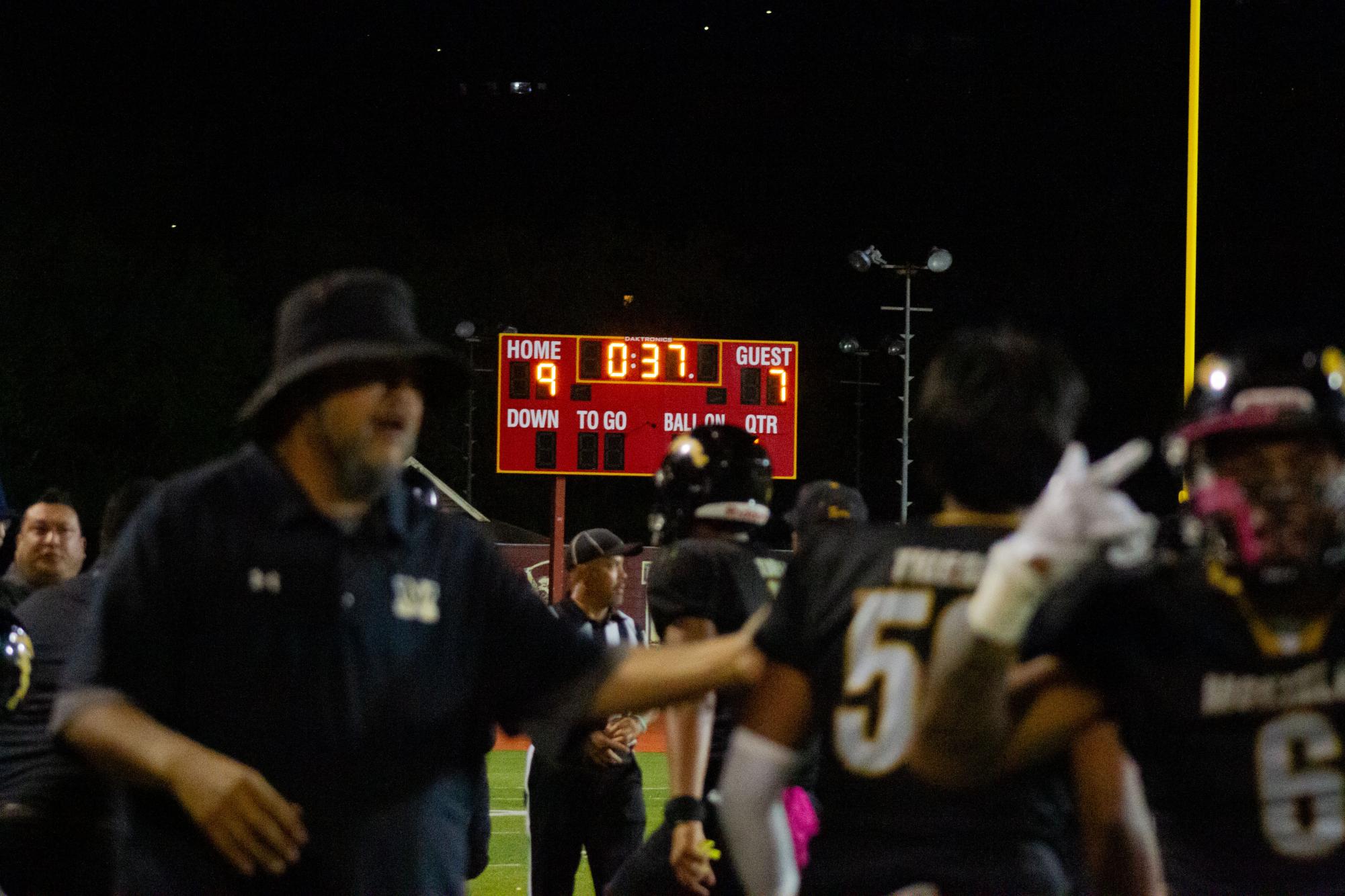 McKinley's winning 9-7 score against the Kaimuki Bulldogs.